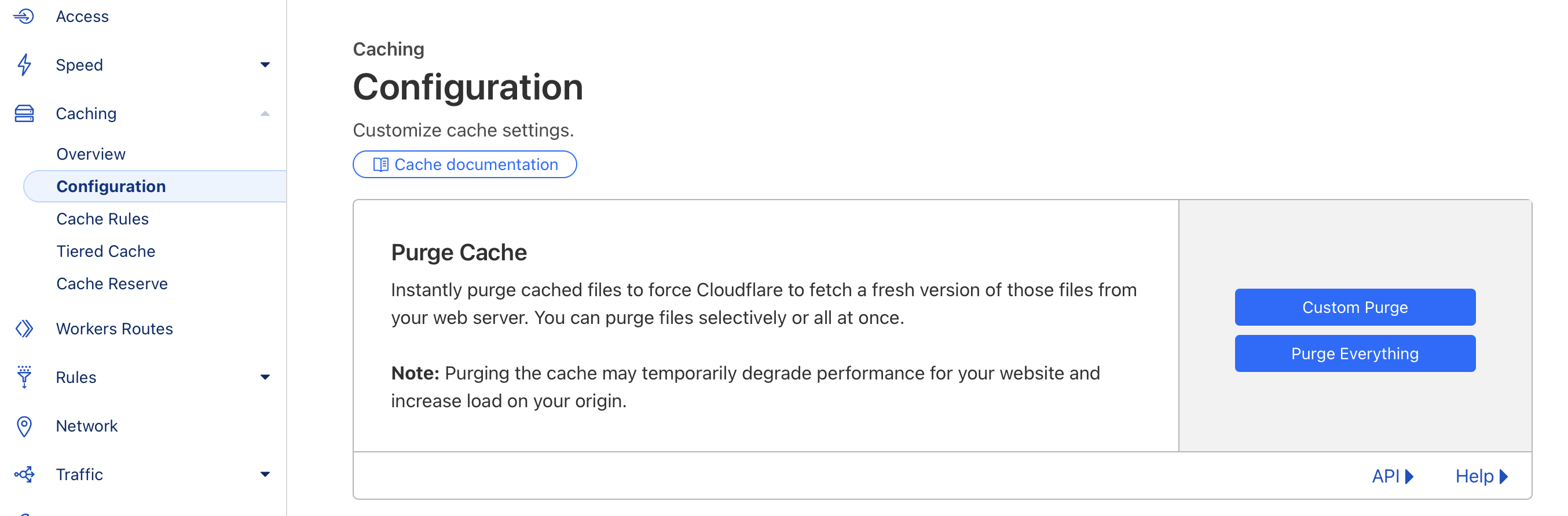 Clearing Cloudflare's Cache